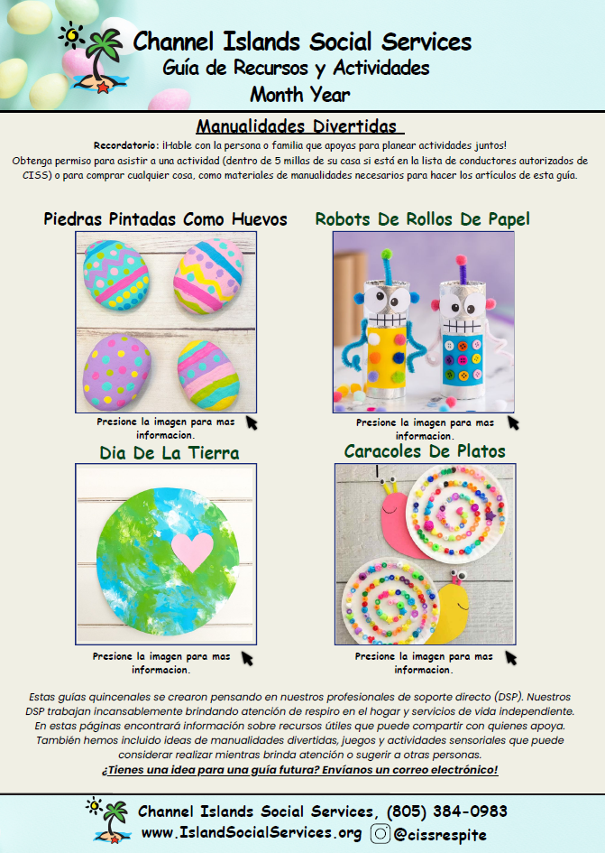 Descargue la Guía de actividades de marzo de 2026